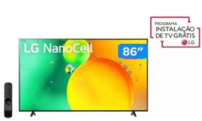 Imagem de TELEVISAO SMART TV 86" 4K LED NANOCELL 120HZ AI PROCESSADOR WI-FI BLUETOOTH HDR LEXA