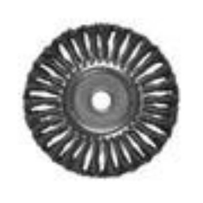 Imagem de ESCOVA DE ACO PARA ESMIRILHADEIRA 125MM FURO 22MM E FIO TORCIDO