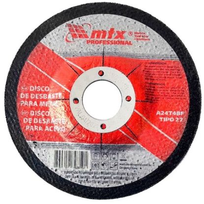 Imagem de DISCO DE DESBASTE  7" X 1/4" X 7/8" (180 X 6,4 X 22,2 MM) P/ METAL