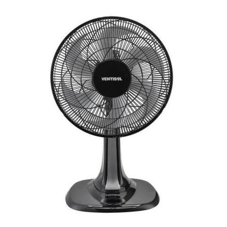 Imagem de VENTILADOR DE MESA OSCILANTE TURBO 6P 30CM PRETO 127V PREMIUM