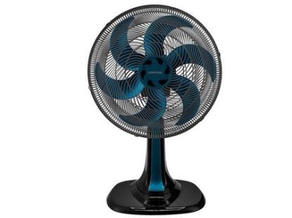 Imagem de VENTILADOR DE MESA OSCILANTE TURBO 6P 30CM AZUL 220V PREMIUM