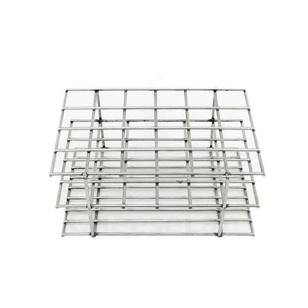 Imagem de ESTANTE DE AÇO INOX P/ 100 TUBOS DE ENSAIO