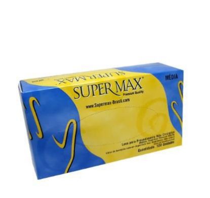 Imagem de LUVA DE LATEX P/ PROCEDIMENTO NAO CIRURGICO C/ PO BIOABSORVIVEL TAM P CX C/ 100 UN