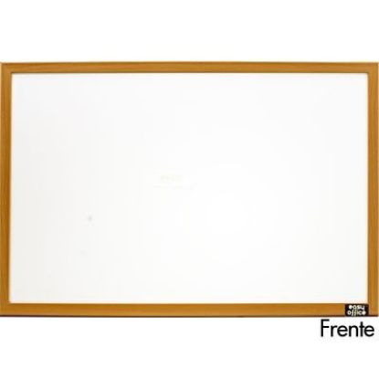 Imagem de QUADRO BRANCO 60X40 MOLDURA MADEIRA MDF-4060 EASY OFFICE PT 1 UN