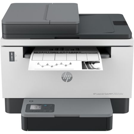 Imagem de IMPRESSORA MULTIFUNCIONAL LASER JETTANK 2602SDW, MONOCROMÁTICA, CONEXÕES WI-FI E USB, 110V, 2R7F5A, HP - CX 1 UN