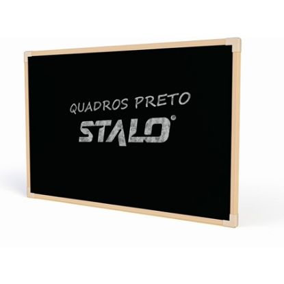Imagem de QUADRO ESCOLAR 60X40CM PRETO MAD NEO 8809 STALO PT 1 UN