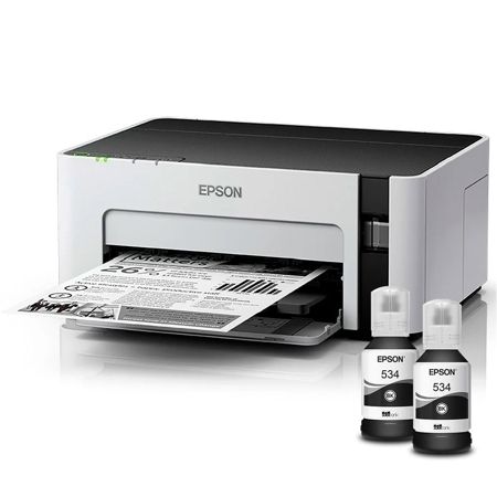 Imagem de IMPRESSORA TANQUE DE TINTA ECOTANK M1120, MONOCROMÁTICA, WI-FI, CONEXÃO USB, BIVOLT - EPSON CX 1 UN