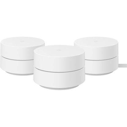 Imagem de ROTEADOR GOOGLE WI-FI MESH 3 PACK, GA02434-BR, GOOGLE - CX 3 UN