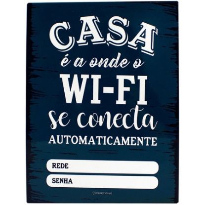 Imagem de PAINEL METÁLICO 26X19 WI-FI CONECTA 81867 ZONA CRIATIVA PT 1 UN