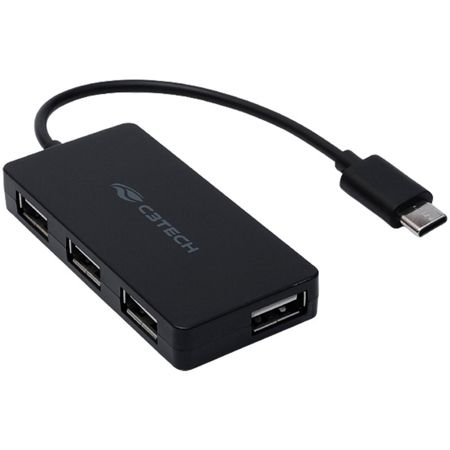Imagem de HUB UBS 4 PORTAS 2.0 PRETO
