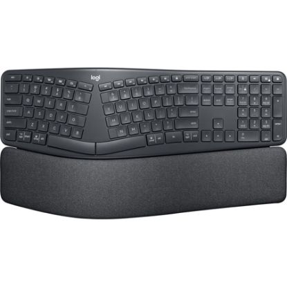 Imagem de TECLADO SEM FIO LOGITECH ERGO K860 COM LAYOUT DIVIDIDO, SUPORTE PARA DESCANSO DE PULSO, CONEXÃO BLUETOOTH E USB - WINDOWS E MAC 