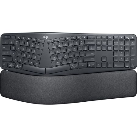 Imagem de TECLADO SEM FIO LOGITECH ERGO K860 COM LAYOUT DIVIDIDO, SUPORTE PARA DESCANSO DE PULSO, CONEXÃO BLUETOOTH E USB - WINDOWS E MAC 
