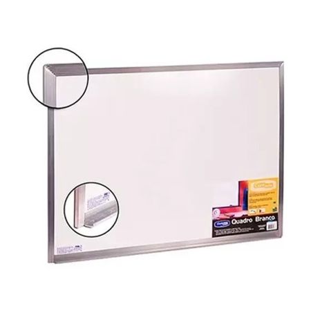 Imagem de QUADRO BRANCO DE ALUMINIO POP 120 X 150CM