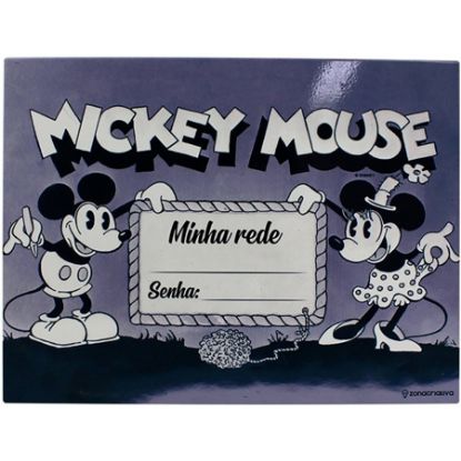 Imagem de PAINEL METÁLICO 26X19 DISNEY MICKEY E MINNIE DISNEY, 81863, ZONA CRIATIVA - PT 1 UN