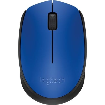 Imagem de MOUSE SEM FIO LOGITECH M170 COM DESIGN AMBIDESTRO COMPACTO, CONEXÃO USB E PILHA INCLUSA, AZUL - CX 1 UN