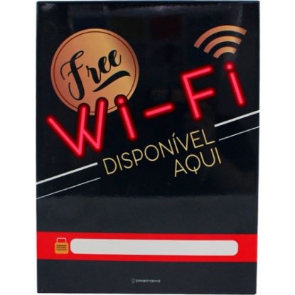 Imagem de PAINEL METÁLICO 26X19 WI-FI DISPONÍ. 81846 ZONA CRIATIVA PT 1 UN