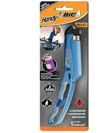 Imagem de ACENDEDOR MULTIUSO HANDY RECARREGAVEL AZUL