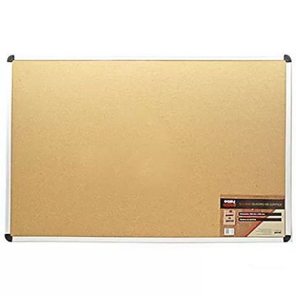 Imagem de QUADRO AVISO 90X60 CORTIÇA MOLDURA ALUMÍNIO ALC-6090 EASY OFFICE PT 1 UN
