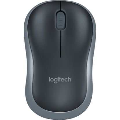 Imagem de MOUSE SEM FIO LOGITECH M185 2.4GHZ COM RECEPTOR USB, DESIGN AMBIDESTRO COMPACTO, CONEXÃO USB E PILHA INCLUSA - CINZA CX 1 UN