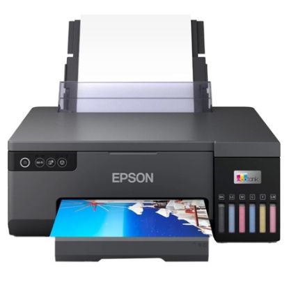 Imagem de IMPRESSORA FOTOGRÁFICA TANQUE DE TINTAS ECOTANK L8050, COLORIDA, CONEXÃO USB, WI-FI, BIVOLT, C11CK37302, EPSON - CX 1 UN