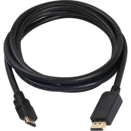 Imagem de CABO ADAPTADOR DISPLAYPORT 4K PARA HDMI, 1,8 METROS, 9331, MD9 - BT 1 UN