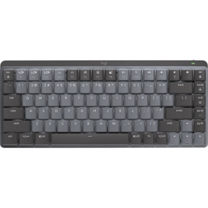 Imagem de TECLADO MECÂNICO SEM FIO LOGITECH MX MECHANICAL MINI COM TECLAS RETROILUMINADAS TACTILE QUIET, USB OU BLUETOOTH, BATERIA RECARRE