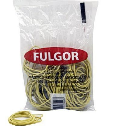 Imagem de ELÁSTICO LÁTEX ESPECIAL AMARELO N.18 C/ 110 UNIDADES FULGOR PT 1 UN