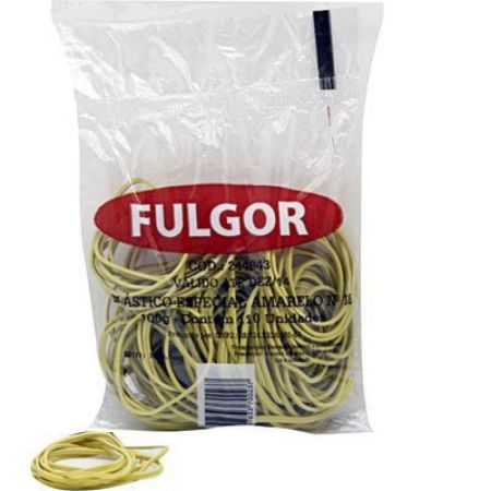 Imagem de ELÁSTICO LÁTEX ESPECIAL AMARELO N.18 C/ 110 UNIDADES FULGOR PT 1 UN