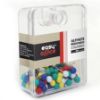 Imagem de ALFINETE PARA MAPA REDONDO COLORIDO EASY OFFICE CX 100 UN