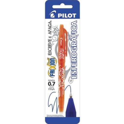 Imagem de CANETA ESFEROGRAFICA APAGAVEL EM GEL 0.7MM AZUL LARANJA FRIXION