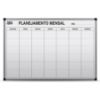 Imagem de QUADRO BRANCO 90X60 PLANEJAMENTO MENSAL ALUMÍNIO AL-9060PM EASY OFFICE PT 1 UN