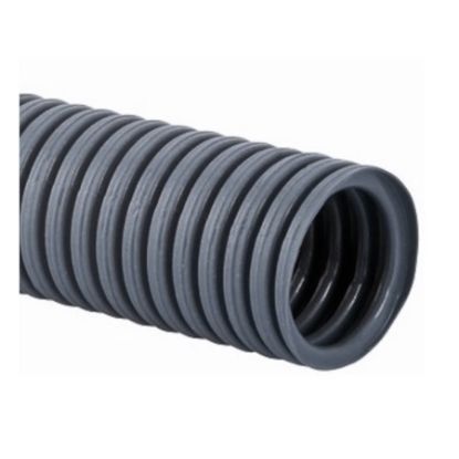 Imagem de ELETRODUTO FLEXIVEL DE POLIETILENO ESPIRALADO ALTA DENSIDADE (PEAD) CINZA  2" - 63,4MM C/ 50M 
