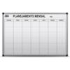 Imagem de QUADRO BRANCO 90X60 PLANEJAMENTO MENSAL ALUMÍNIO AL-9060PM EASY OFFICE PT 1 UN