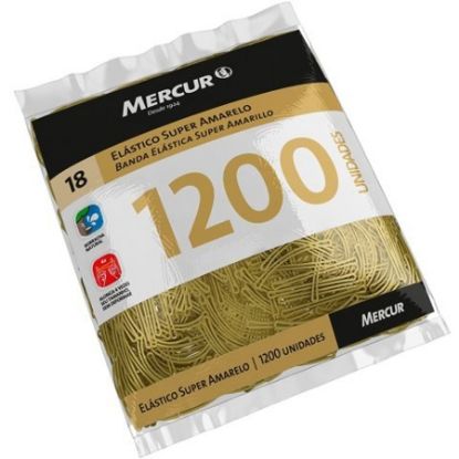 Imagem de ELÁSTICO SUPER AMARELO N.18 C/ 1200 UNIDADES B05010418-07 MERCUR PT 1 UN