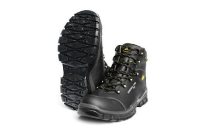 Imagem de BOTA DE MICROFIBRA C/ CADARCO N° 41PRETA/AMARELA
