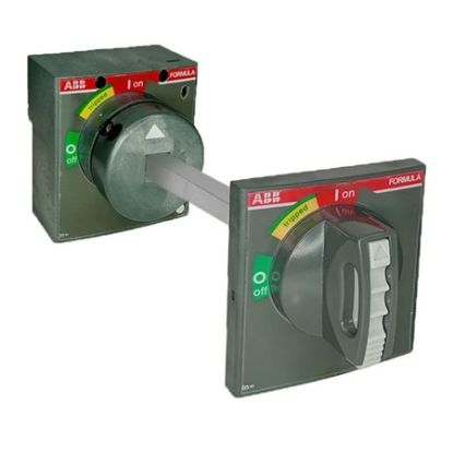 Imagem de MANOPLA ROTATIVA P/ FIXACAO NA PORTA DO PAINEL RHE P/ DISJUNTOR DA LINHA FORMULA A3 UTILIZADA EM MODELOS 3P E 4P 1SDA066159R1