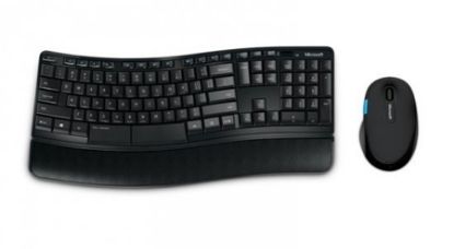 Imagem de KIT TECLADO E MOUSE WIRELESS COMFORT SCULPT