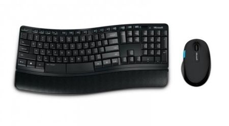 Imagem de KIT TECLADO E MOUSE WIRELESS COMFORT SCULPT