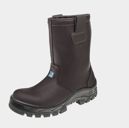 Imagem de BOTA DE MICROFIBRA CANO MEDIO N 44 COR MARROM CAFE C/ BICO DE COMPOSITE PU BIDENSIDADE