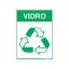 Imagem de ADESIVO PEQUENO P/ SINALIZACAO DE COLETA SELETIVA DE RECICLAVEIS BRANCO