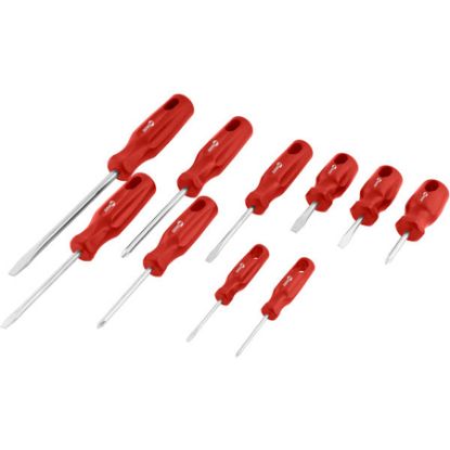 Imagem de CHAVE DE FENDA/PHILLIPS JOGO DE 10PECAS ACO CARBONO