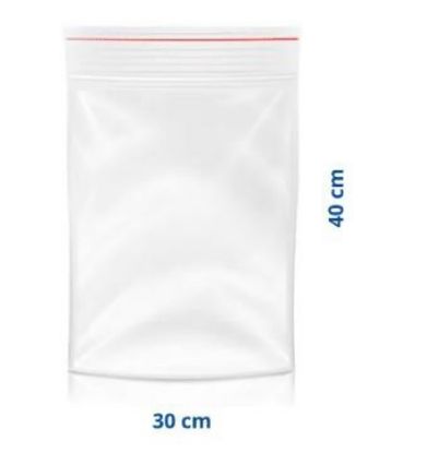 Imagem de SACO ZIP LOCK HERMETICO 300X400MM