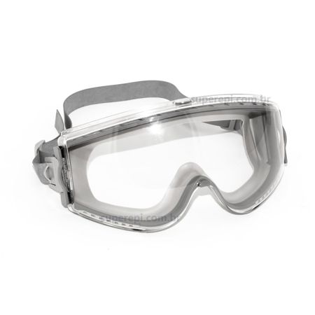 Imagem de OCULOS DE PROTECAO EM POLICARBONATO LENTE INCOLOR ANTIEMBACANTE SEALTH ARMACAO CINZA