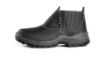 Imagem de BOTA DE COURO C/ ELASTICO LATERAL CALCE RAPIDO N° 44 PRETO