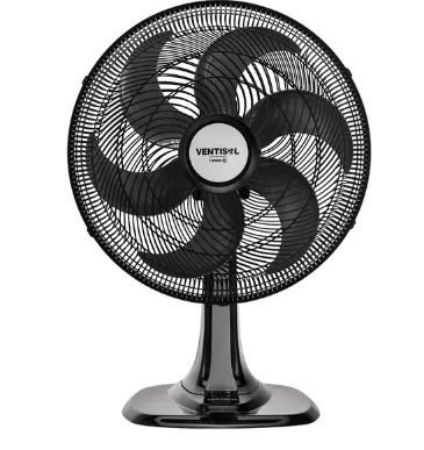 Imagem de VENTILADOR DE MESA OSCILANTE TURBO 6P 50CM PRETO 220V PREMIUM