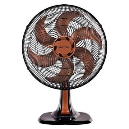 Imagem de VENTILADOR DE MESA OSCILANTE TURBO 6P 40CM BRONZE 220V PREMIUM