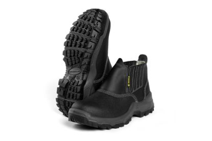 Imagem de BOTA DE COURO C/ ELASTICO LATERAL CALCE RAPIDO N° 44 PRETO