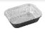 Imagem de BANDEJA DE ALUMINIO RETANGULAR 220ML