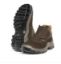Imagem de BOTA DE COURO NOBUCK C/ VELCRO N° 44 MARROM/LARANJA