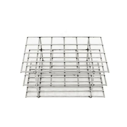 Imagem de ESTANTE DE ACO INOX P/  40 TUBOS DE ENSAIO
